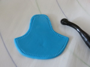 Cut out shoe part with detailing