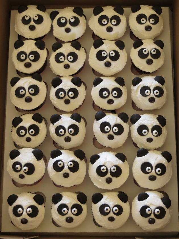 Chocolate Panda Cupcakes
